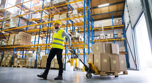 Asset monitoing in warehouse