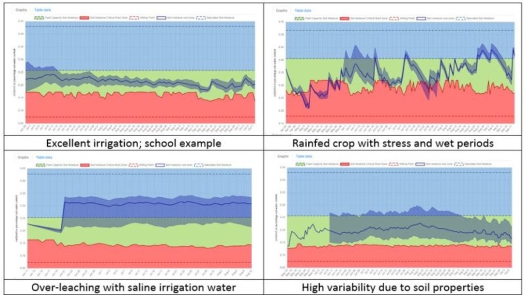 Crop monitoring chart